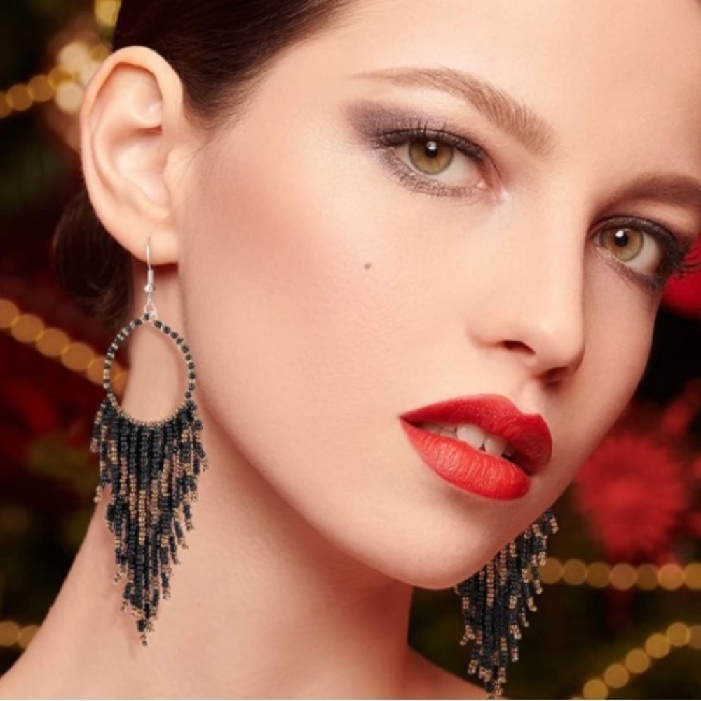 Beaded Tassel earrings